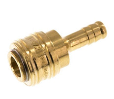 Messing DN 7.2 (Euro) Luchtkoppeling Snelkoppeling 9 mm Slangpilaar Double Shut-Off