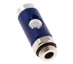 Gehard staal DN 7.4 Safety Luchtkoppeling Snelkoppeling met Drukknop G 1/2 inch Buitendraad