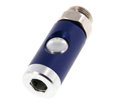 Gehard staal DN 7.4 Safety Luchtkoppeling Snelkoppeling met Drukknop G 1/2 inch Buitendraad