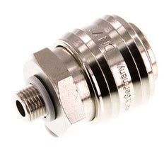 Vernikkeld Messing DN 7.2 (Euro) Luchtkoppeling Snelkoppeling G 1/8 inch Buitendraad