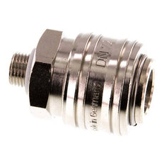 Vernikkeld Messing DN 7.2 (Euro) Luchtkoppeling Snelkoppeling G 1/8 inch Buitendraad