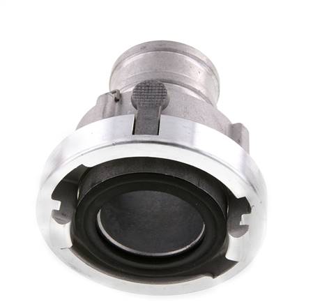 52-C (66 mm) Gesmeed Aluminium Storz-koppeling 52 mm Slangpilaar Draaibaar met Vergrendeling