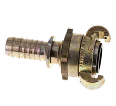 Gietijzer DN 15 DIN 3238 Compressor Klauwkoppeling met 19 mm Slangpilaar Veiligheidskraag