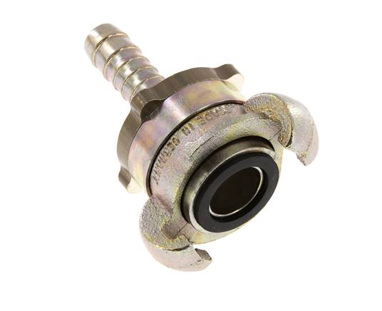 Gietijzer DN 10 DIN 3238 Compressor Klauwkoppeling met 13 mm Slangpilaar
