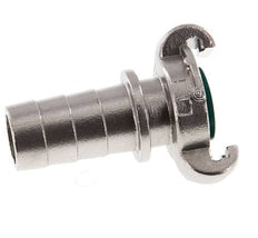 RVS DN 20 DIN 3489 Compressor Klauwkoppeling met 25 mm Slangpilaar