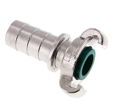 RVS DN 20 DIN 3489 Compressor Klauwkoppeling met 25 mm Slangpilaar