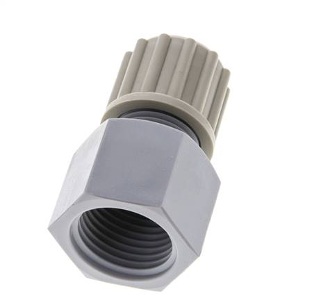 12x10mm & G1/2'' PA Rechte Knelfitting Binnendraad 10bar