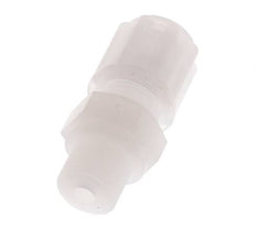 6x4mm & G1/8'' PVDF Rechte Knelfitting Buitendraad 10bar