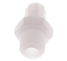 6x4mm & G3/8'' PVDF Rechte Knelfitting Buitendraad 10bar