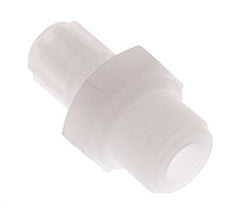 6x4mm & G3/8'' PVDF Rechte Knelfitting Buitendraad 10bar