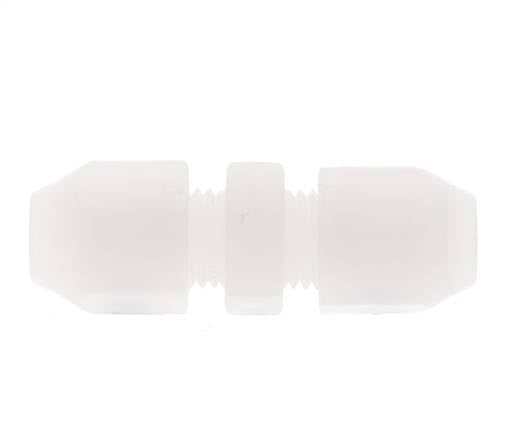 2x4mm PVDF rechte slangkoppeling 10bar/145psi