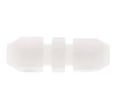 2x4mm PVDF rechte slangkoppeling 10bar/145psi