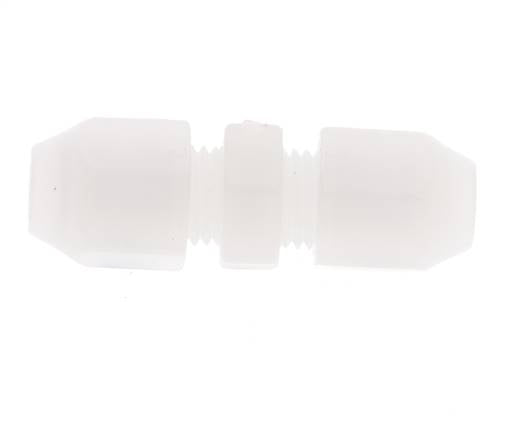2x4mm PVDF rechte slangkoppeling 10bar/145psi