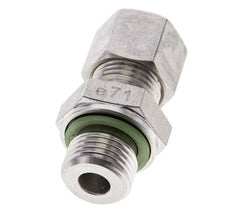 10L & M16x1.5 RVS Rechte Knelfitting Buitendraad 315bar FKM ISO 8434-1