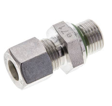 10L & M16x1.5 RVS Rechte Knelfitting Buitendraad 315bar FKM ISO 8434-1