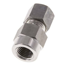 8L & G1/4'' RVS Rechte Knelfitting Binnendraad voor manometers 315bar ISO 8434-1