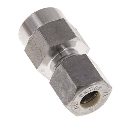 8L & G1/4'' RVS Rechte Knelfitting Binnendraad voor manometers 315bar ISO 8434-1