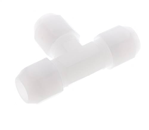 12x14 mm PVDF T-Vormige T-Stuk Slangfitting 10bar/145psi