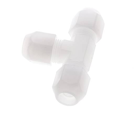 9x12 mm PVDF T-Vormige T-Stuk Slang Aansluiting 10bar/145psi