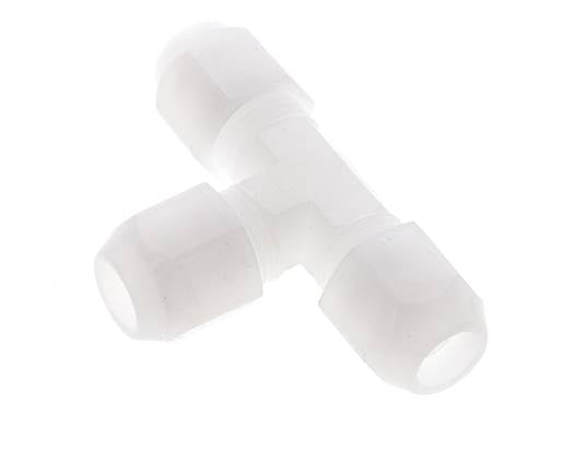 9x12 mm PVDF T-Vormige T-Stuk Slang Aansluiting 10bar/145psi