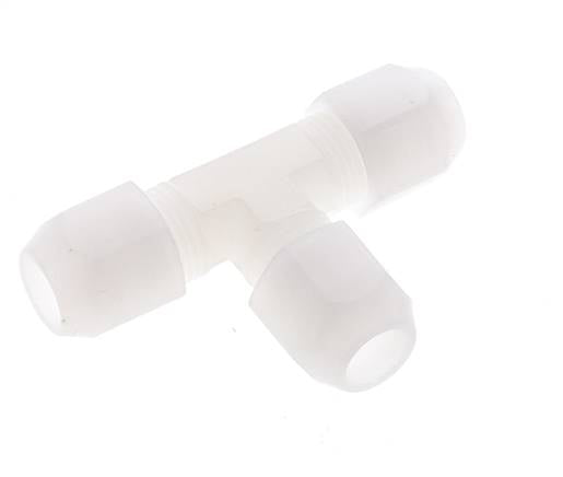10x12 mm PVDF T-Vormige T-Stuk Slang Aansluiting 10bar/145psi