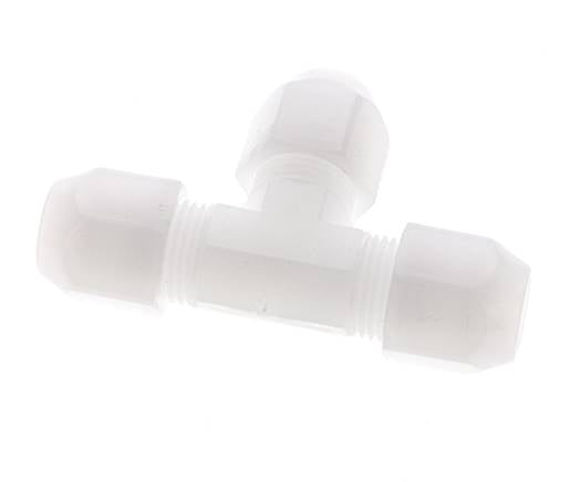 9x12 mm PVDF T-Vormige T-Stuk Slang Aansluiting 10bar/145psi