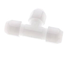 9x12 mm PVDF T-Vormige T-Stuk Slang Aansluiting 10bar/145psi