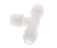 10x12 mm PVDF T-Vormige T-Stuk Slang Aansluiting 10bar/145psi