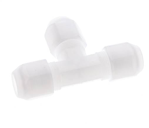 8x10 Mm PP T-Vormige T-Stuk Slang Fitting 10Bar/145Psi