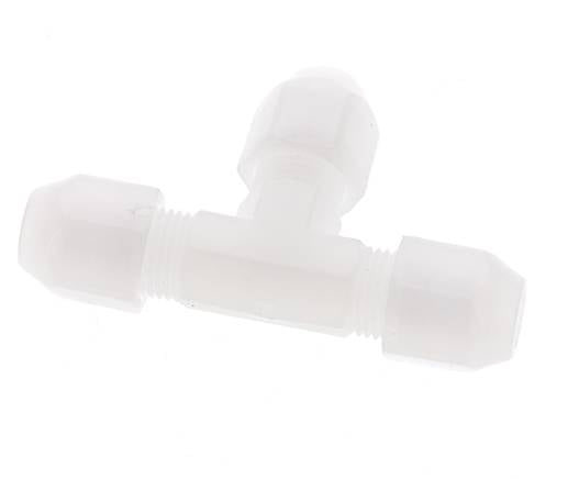 4x6 Mm PVDF T-Vorm Tee Slang Aansluiting 10Bar/145Psi