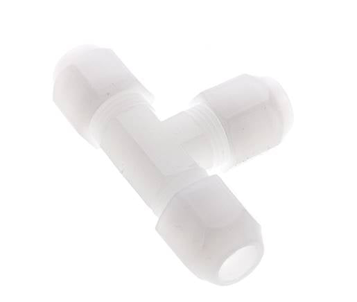 9x12 mm PVDF T-Vormige T-Stuk Slang Aansluiting 10bar/145psi