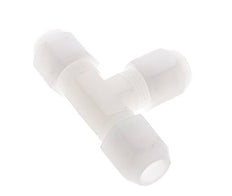 10x12 mm PVDF T-Vormige T-Stuk Slang Aansluiting 10bar/145psi