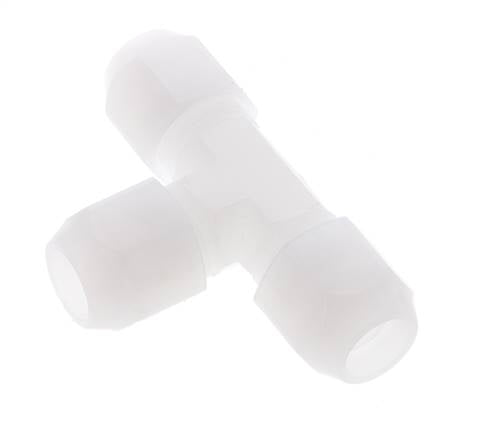 12x14 mm PVDF T-Vormige T-Stuk Slangfitting 10bar/145psi