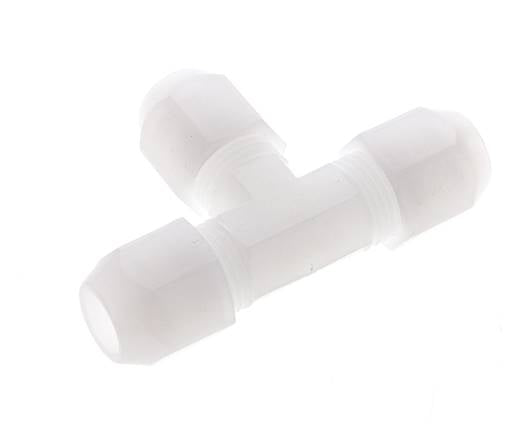 9x12 mm PVDF T-Vormige T-Stuk Slang Aansluiting 10bar/145psi