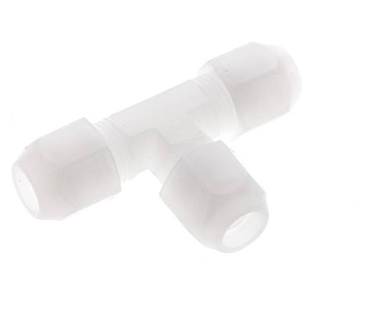 9x12 mm PVDF T-Vormige T-Stuk Slang Aansluiting 10bar/145psi