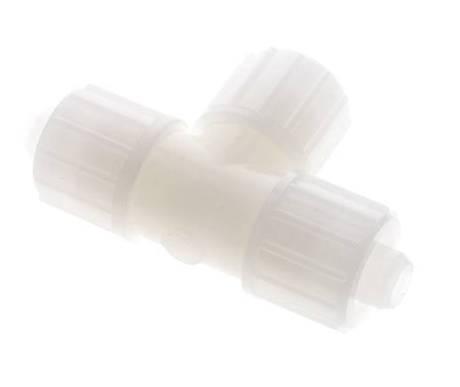 20x13mm PVDF T-Vormige Knelfitting 10 Bar PVC En PA