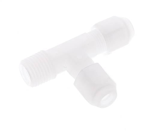 4x6mm & R1/4'' PP haakse slangkoppeling met buitendraad 10bar/145psi [2 stuks].