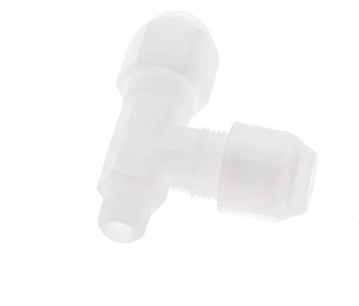 6x8mm & R1/8'' PP haakse slangkoppeling met buitendraad 10bar/145psi [2 stuks].