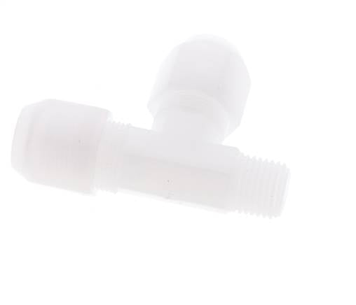8x10mm & R1/4'' PP haakse slangkoppeling met buitendraad 10bar/145psi [2 stuks].