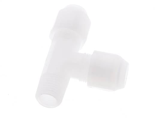 6x8mm & R1/4'' PP haakse slangkoppeling met buitendraad 10bar/145psi [2 stuks].