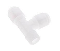 8x10mm & R3/8'' PP haakse slangkoppeling met buitendraad 10bar/145psi [2 stuks].