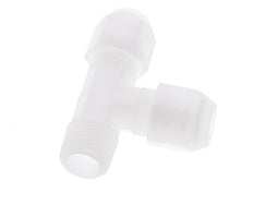 8x10mm & R3/8'' PP haakse slangkoppeling met buitendraad 10bar/145psi [2 stuks].