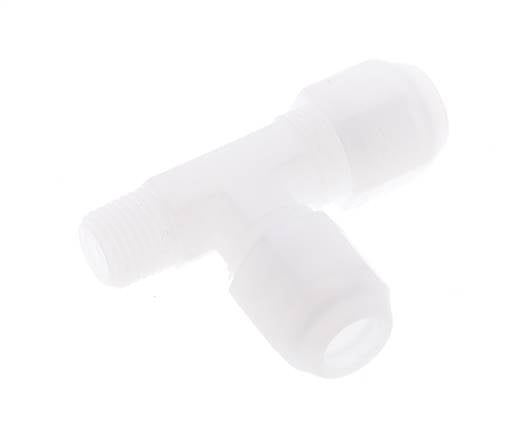 8x10mm & R1/4'' PP haakse slangkoppeling met buitendraad 10bar/145psi [2 stuks].