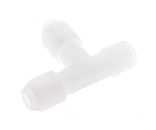 4x6mm & R1/4'' PP haakse slangkoppeling met buitendraad 10bar/145psi [2 stuks].