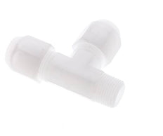 10x12mm & R3/8'' PP haakse slangkoppeling met buitendraad 10bar/145psi