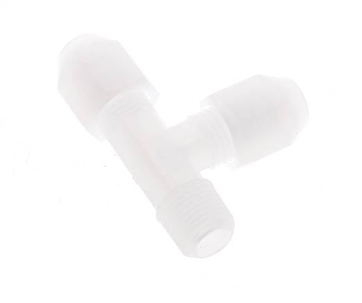2x4mm & R1/8'' PP haakse slangkoppeling met buitendraad 10bar/145psi [2 stuks].