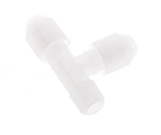 2x4mm & R1/8'' PP haakse slangkoppeling met buitendraad 10bar/145psi [2 stuks].