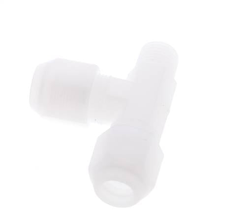 8x10mm & R1/4'' PP haakse slangkoppeling met buitendraad 10bar/145psi [2 stuks].