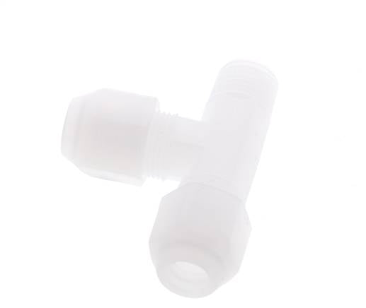6x8mm & R1/4'' PP haakse slangkoppeling met buitendraad 10bar/145psi [2 stuks].