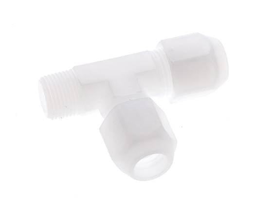 10x12mm & R3/8'' PP haakse slangkoppeling met buitendraad 10bar/145psi